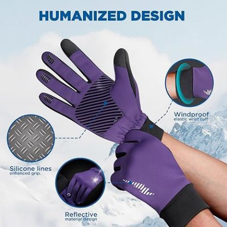 OEM Winter Unisex Full Finger Leather