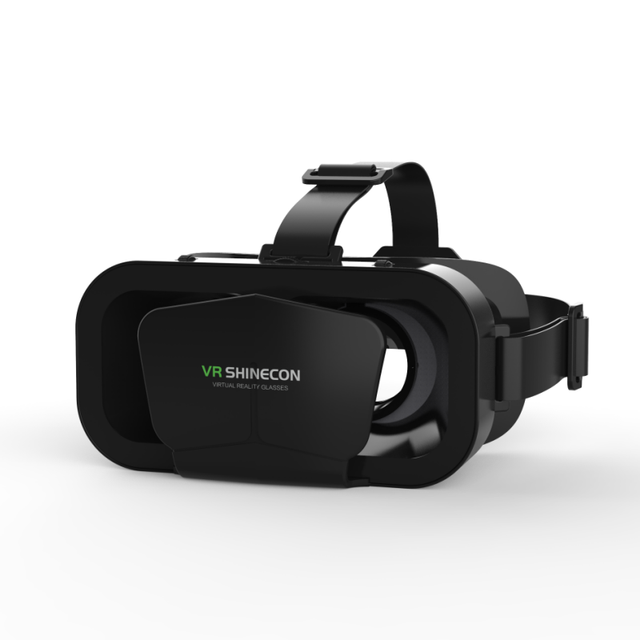 Cheap FMCG 3D Polarized VR Glasses Box 4.7-7.2 Inch Android IOS IMAX Headset Game Phone Holder Kids Gift Toys ABS Material 90
