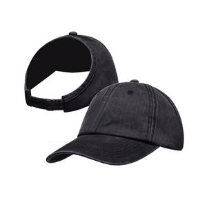 Cheveux Chignon Queue De Cheval Baseball Maille Chapeau <span class=keywords><strong>Afro</strong></span> Cordon Bouffée De Baseball Queue de cheval Chapeau Cheveux Bouclés Dos Nu Chapeau De Queue De Cheval pour Les Femmes - Product Image 1