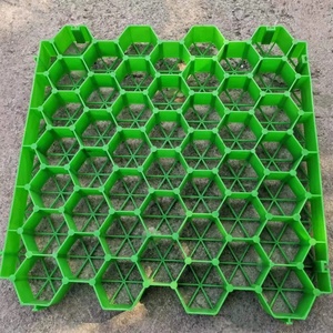 Stabilisateur de sol à haute perméabilité, pavés en grille emboîtable noirs en PP pour le contrôle de la boue sur les allées rurales - Product Image 6