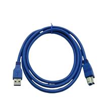 Cable de impresora Bochara USB 3,0 tipo a macho a tipo B macho 30cm a 5m lámina + blindaje trenzado empaquetado en caja