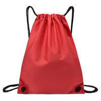 Sac de sport en polyester coloré, cordon personnalisé, sac de voyage de rangement à cordon