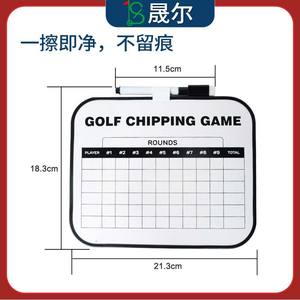 Tableau de score effaçable pour le golf 1S, tableau blanc portable, porte-carte de score pour l'entraînement et le jeu de golf - Product Image 4