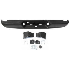Parachoques Trasero Negro de Acero para Camioneta Dodge Ram 1500 2002-2008 Nuevo (Compatible con: Ram 3500) - Product Image 1