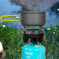 Réchaud d'extérieur fourni par l'usine : brûleur à gaz portable coupe-vent pour ustensiles de cuisine d'extérieur