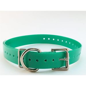Sparky Pet Co Nylon Dog <b>Collar</b> 3/4 Inch Wide Green Durable Replacement For Training Bark Shock Electric <b>Collars</b> - Product Image 1