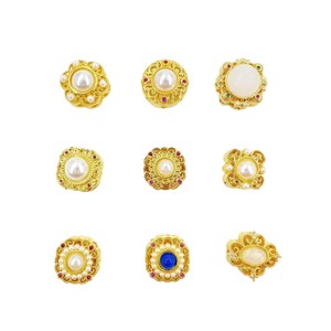 Cuentas espaciadoras de perlas de imitación chapadas en oro de 18 quilates, accesorios de joyería DIY para la fabricación de pulseras y collares, venta al por mayor - Product Image 5