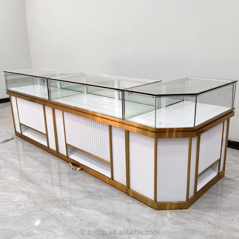 Moderne benutzer definierte beliebte Uhr Schmuck Glas Ecke Vitrine Schränke gebrauchte Glas Vitrinen| Alibaba.com
