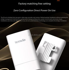 Tenda D2 Wifi6 CPE AP ponte esterno 2.4G punto di accesso 287Mbps ripetitore Wireless ascensore monitoraggio Router 2 paia in magazzino - Product Image 3