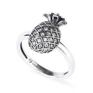 Anello a Forma di Ananas per Donne, Stile Coreano, Anello di Tendenza, Gioiello da Dito Carino - Product Image 6