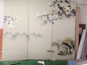 أغطية جدارية رقمية ومطبوعة حسب الطلب بطبعة فاخرة على الطراز الشرقي الأوسط ردهات الفنادق وأطريات الفيلات - Product Image 4