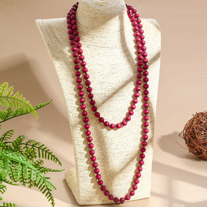 Boho <span class=keywords><strong>Chic</strong></span> Collier de perles en bois pour femmes et hommes Chaîne géométrique faite à la main inspirée de l'Afrique pour bijoux de <span class=keywords><strong>style</strong></span> <span class=keywords><strong>bohème</strong></span> - Product Image 2
