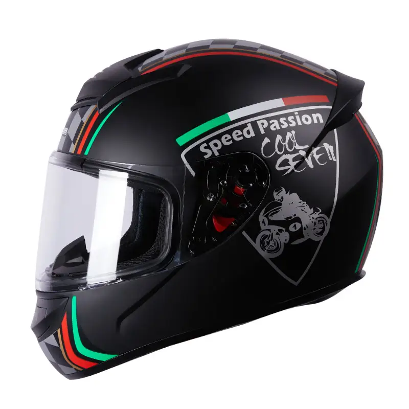 Supplier direct black full face helmets motorcycle helmet for sale