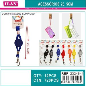 Accessori ILAN Cordino da 23,5 cm con chiusura in metallo per telefono e bottiglia - Product Image 1