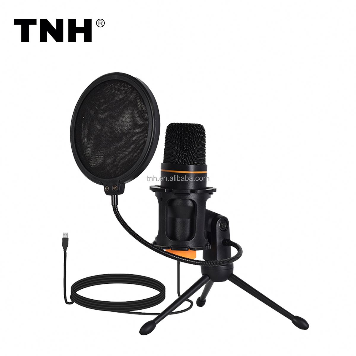 コンデンサーマイク USB-ZX666 Condenser Microphone - Ideal for Streaming & Gaming