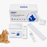 Test rapide d'antigène FCoV pour chat, cassette, écouvillon fécal, résultat en une étape en 10 minutes, diagnostic vétérinaire, clinique, usage domestique
