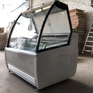 Vetrina Espositiva per Gelato, Congelatore Commerciale per <span class=keywords><strong>Gelateria</strong></span> e Negozio di Dolci - Product Image 3