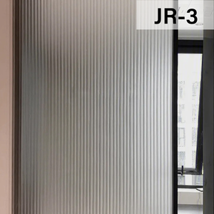 13 Mét Frosted/rõ ràng reeded Glass phim trang trí phim/fluted phim 3D Glass Stickers cho cửa sổ cửa riêng tư phim - Product Image 3
