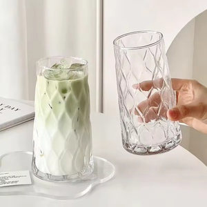 Vaso de Vidrio Minimalista Clásico para Bebidas, Té, Leche, Café, para el Hogar, Bar y Fiestas, Venta al Por Mayor de Fábrica - Product Image 1