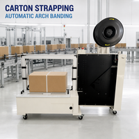 G004 Machine de cerclage automatique PP à table basse pour cartons, équipement de cerclage en arche, vente en gros usine