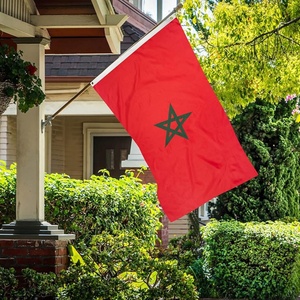 Asta de aluminio impermeable de 3X5ft, <span class=keywords><strong>bandera</strong></span> marroquí de poliéster impresa, <span class=keywords><strong>Bandera</strong></span> de Marruecos de 90x150 cm - Product Image 2