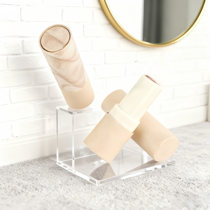 Biodegradable Eco-Friendly Lip Balm Paper Round Tube & Incense Cylinder Paper Tube Container with Custom Options