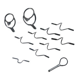 Anneaux de guides de <span class=keywords><strong>canne</strong></span> à pêche à la <span class=keywords><strong>mouche</strong></span> en titane pour 9ft 4wt à 6wt - Product Image 3