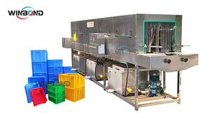 Séchoir à caisses de lait et de bière, machine de lavage tunnel en acier inoxydable, vente chaude - Product Image 4