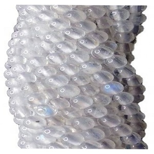 Blanc brillant Arc-En-Ciel <span class=keywords><strong>Pierre</strong></span> <span class=keywords><strong>De</strong></span> <span class=keywords><strong>Lune</strong></span> Bleu Feu Flashy perles rondes - Product Image 5