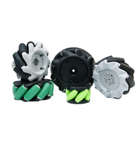 Collection de roues Mecanum pour voiture robot 65mm 68mm 80mm compatible avec les kits robotiques N20 TT Motor
