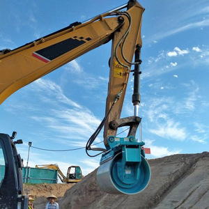 Compactadora de Rodillos de Alta Frecuencia Zhongtuo Hsj 850kg para Construcción de Tuberías - Product Image 3