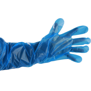 Gants vétérinaires longs en LDPE d'<span class=keywords><strong>insémination</strong></span> artificielle de ferme bovine porcine épaissie pour bovins chevaux moutons et taureaux - Product Image 3
