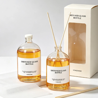 Bouteille diffuseur de parfum en verre transparent 100 ml, flacon vide à col étroit pour diffuseur, bouteille de parfum d'ambiance, logo personnalisé, vente en gros YONGSHINE