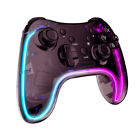Joystick Inalámbrico para Nintendo Switch con Freno de Mano, Sensor de Movimiento, Motor de Vibración, Controlador de Juego para PC