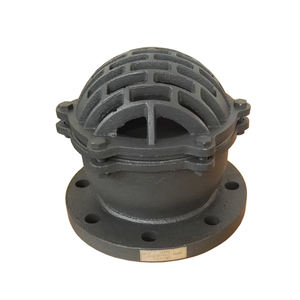 BS Gusseisen Fuß ventil mit Flansch | H42X-10/16 verdicktes Saug ventil | Hub pumpen korbs ieb DN50DN300 - Product Image 2