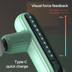 Mini pistola da massaggio portatile con Design unico funzione di calore di qualità eccezionale per il corpo e la testa fisioterapia motore Brushless - Product Image 2