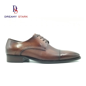 Handmade Oxford Style <b>Dress</b> Shoes for <b>Men</b> New Design Durable High Quality Luxury Custom Logo Comfortable Slip-On for Autumn - Product Image 3