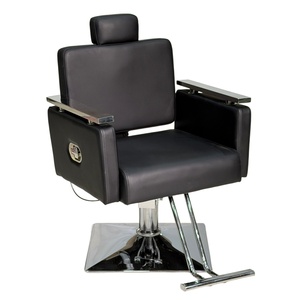 Fauteuil de Barbier Commercial Moderne, Réglable en Hauteur, Inclinable, Durable, Portable, Ergonomique, pour Salon de Coiffure et Usage Domestique - Product Image 1