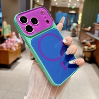 Casing Magnetik Fashion untuk iPhone 17 17 Pro 17 Promax, Casing Pengisian Daya Nirkabel Warna-warni untuk iPhone 14 15 Pro 16 Pro 16Promax