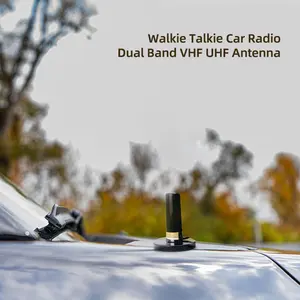Antena 5G Antena de radio móvil Antena de base magnética Conector macho SMA para coche Camión Radio bidireccional