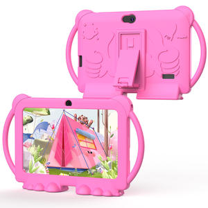 Tablette Android 7 pouces pour enfants, tablette pour tout-petits, jeux d'apprentissage précoce, contrôle parental, étui de protection avec poignée - Product Image 1