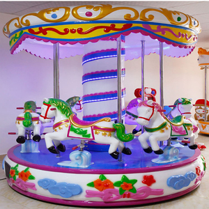 ม้าหมุนดนตรีสำหรับเด็ก 6 ที่นั่ง ขายดี กำลังขาย - Product Image 5