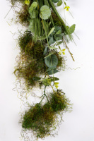 Guirnalda de follaje artificial de eucalipto, helecho y musgo para puerta principal, decoración de pared y ventana de casa de campo, primavera-verano