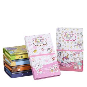 Manual para colorear, libro de pintura de lápiz de color personalizado para niños, libro de rascar de Color de tarjeta negra DIY - Product Image 2