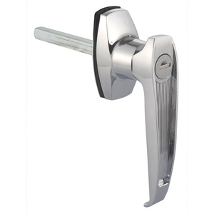 Alliage de zinc industriel chromé <span class=keywords><strong>clé</strong></span> de déverrouillage haute sécurité armoire électrique serrure boîte transformateur charnière mécanique serrure de porte - Product Image 1