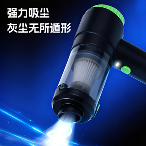 เครื่องดูดฝุ่นในรถยนต์ไร้สาย 6000Pa พร้อมไฟ LED ใช้งานได้ทั้งแบบเปียกและแห้ง สำหรับบ้านและรถยนต์ ใช้แบตเตอรี่แบบชาร์จได้ - Product Image 3