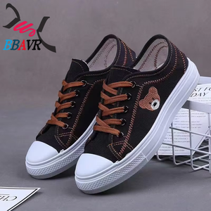 Zapatos de Lona de Venta Caliente para Primavera y Verano, Zapatos Casuales Transpirables para Mujer, Versión Coreana de Moda, Versátiles y Planos - Product Image 1