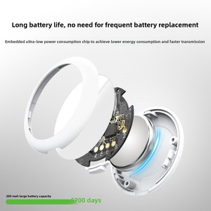 Localizador Global Antipérdida Alternativo de Fábrica, Rastreador FindMy para IOS y Android, Seguimiento de Activos, Batería de Larga Duración - Product Image 5