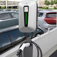Chargeur mural AC haute vitesse OCPP (7-21kW) pour voitures électriques Nouvelle station de charge rapide EV EV Charging Wallbox
