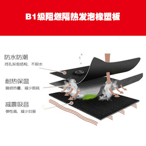 แผ่นฉนวนโฟม Dy Nb ขนาด 1100x250x5 มม. วัสดุฉนวนกันความร้อนแบบหน่วงไฟ สำหรับเครื่องปรับอากาศ - Product Image 5